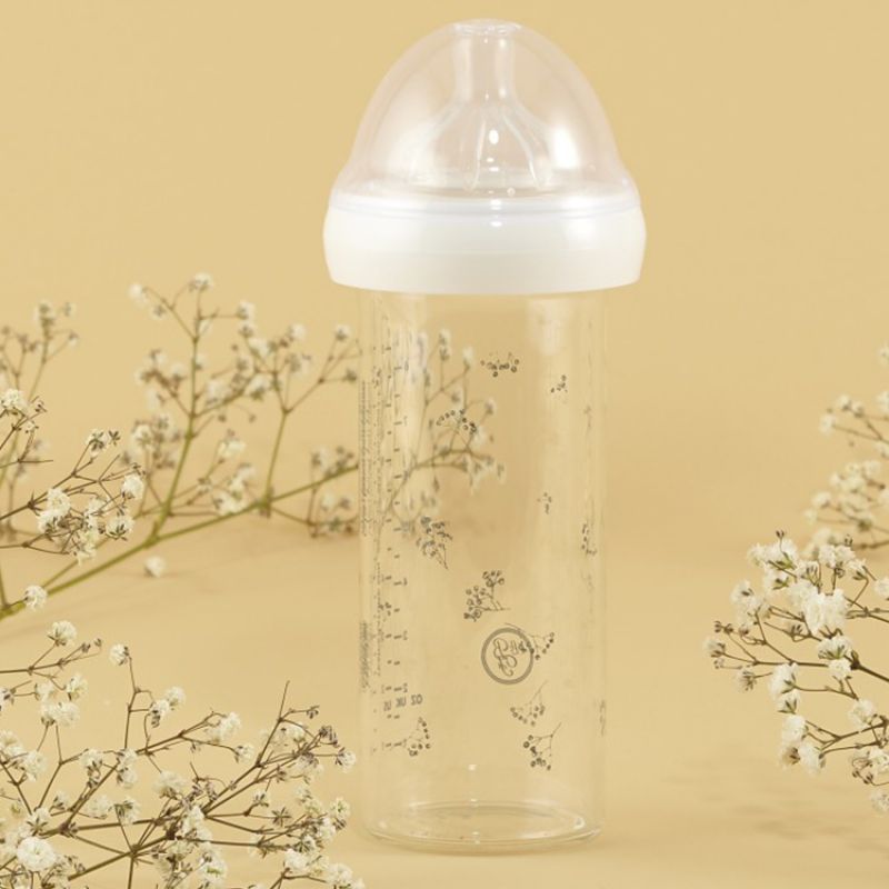 Biberon verre anti colique Gypsophile vert (240 ml) Le Biberon Français Produit 3
