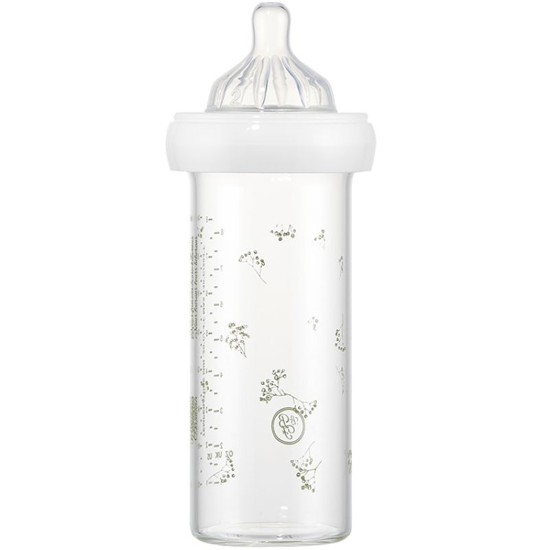 Biberon verre anti colique Gypsophile vert (240 ml) Le Biberon Français Produit 4