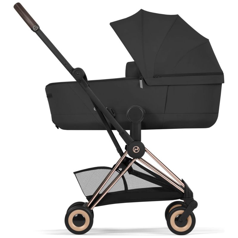 COŸA Confort 2026 Poussette ultra-compacte et Châssis Rose Gold Sepia Black Cybex Produit 5