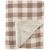 Variation Ecru, marron du produit Couverture polaire Vichy Caramel (110 x 80 cm) de la marque Babyshower