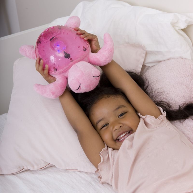 Veilleuse peluche Tranquil Turtle Rose Cloud B Ambiance 3