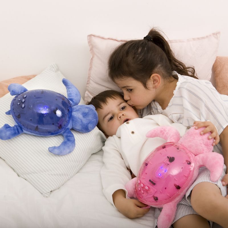 Veilleuse peluche Tranquil Turtle Rose Cloud B Ambiance 7