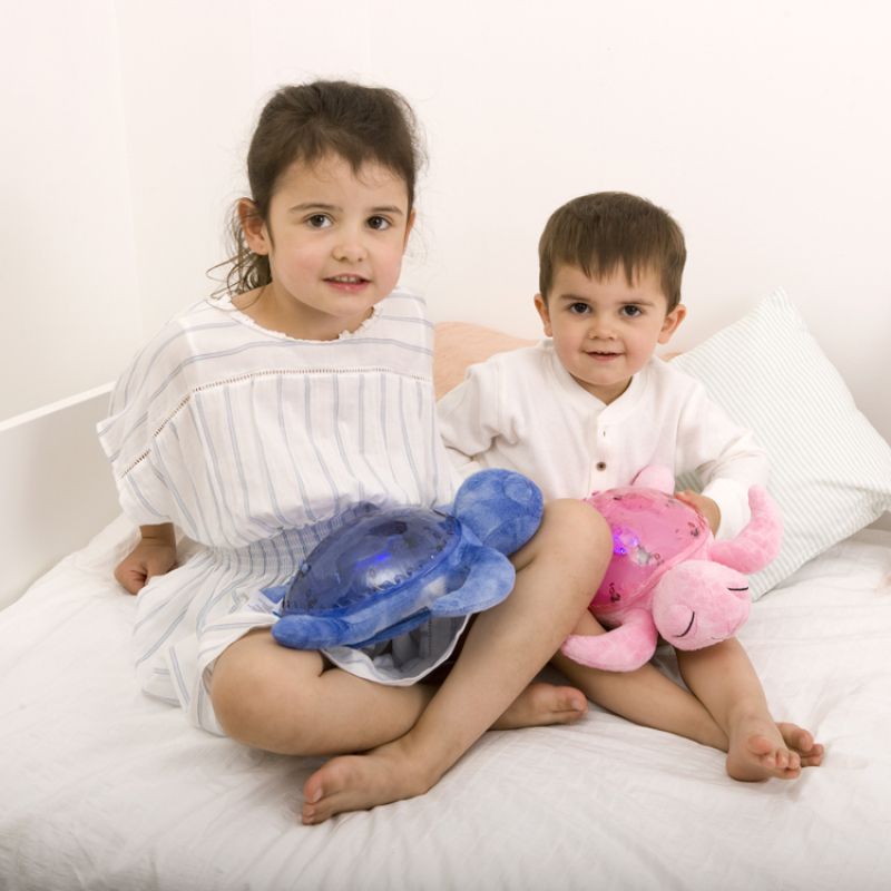 Veilleuse peluche Tranquil Turtle Rose Cloud B Ambiance 8