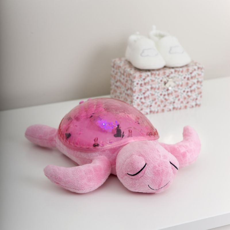 Veilleuse peluche Tranquil Turtle Rose Cloud B Ambiance 9