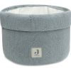 Panier de rangement Cosy Knit Sea Green (14 x 18 cm) - Jollein