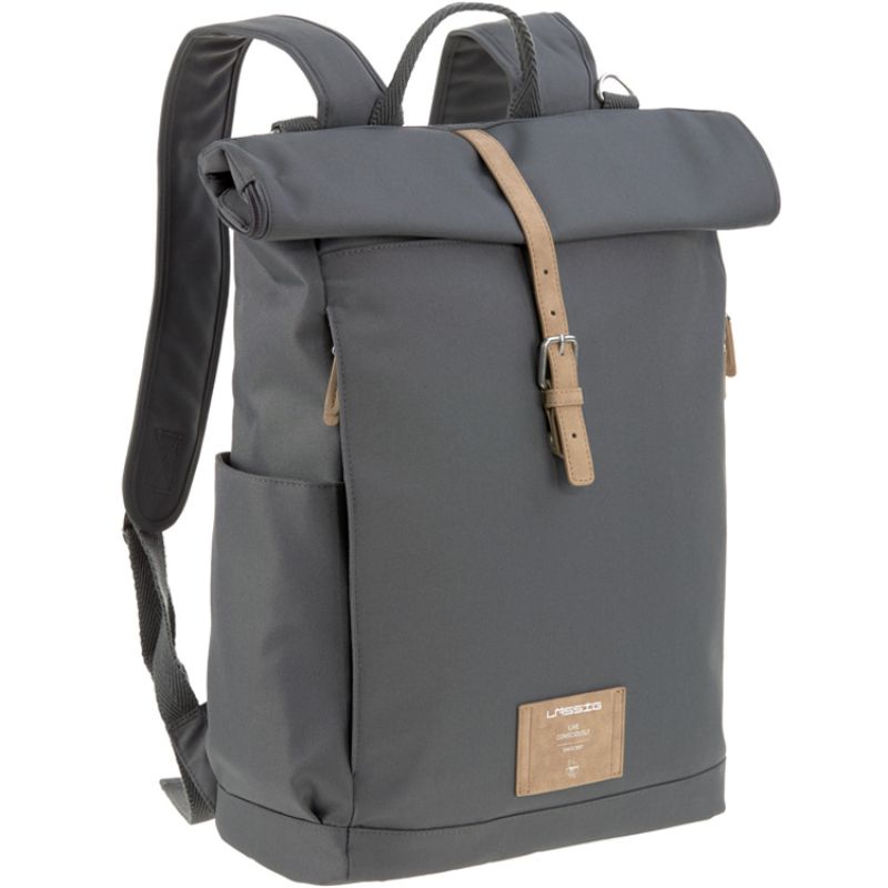 Sac à dos à langer en polyester recyclé Rolltop anthracite Lässig Produit 2