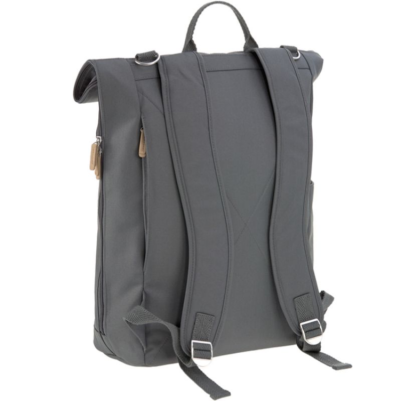 Sac à dos à langer en polyester recyclé Rolltop anthracite Lässig Produit 4