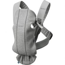 Porte bébé Mini Jersey 3D gris clair  par BabyBjörn