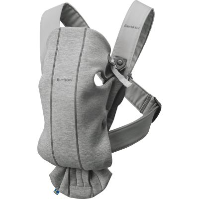Porte bébé Mini Jersey 3D gris clair