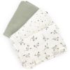 Lot de 3 langes Olive Bloom (70 x 70 cm)  par Babyshower