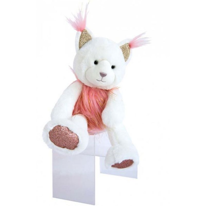 Peluche Lynx Girls & Glitter (30 cm) Histoire d'Ours