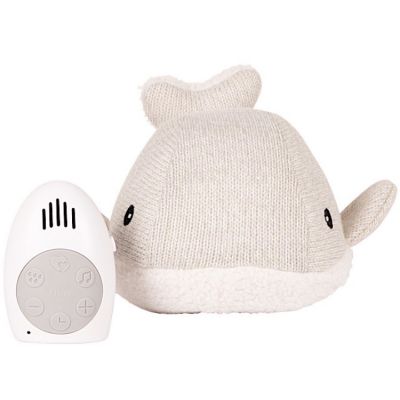 Peluche bruit blanc baleine Moby grise (21 cm) - Reconditionné FLOW