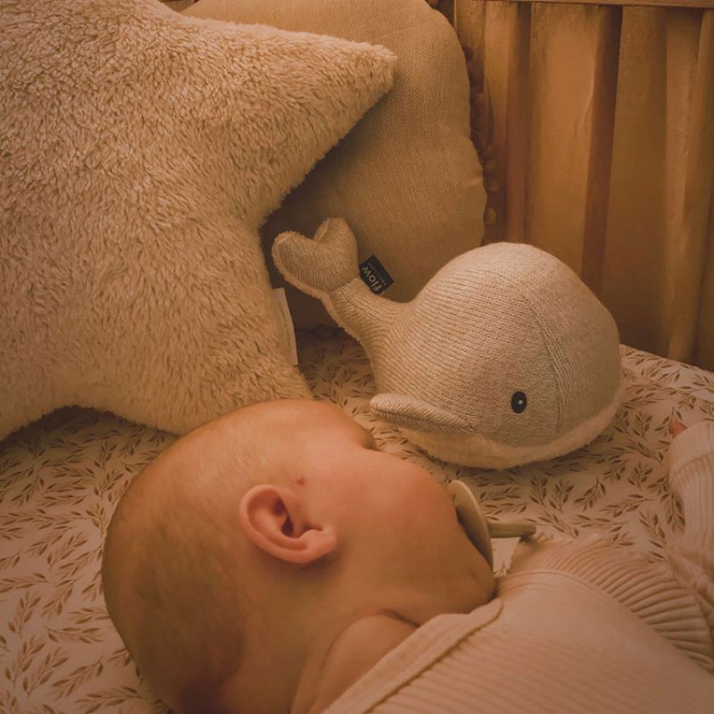 Peluche bruit blanc baleine Moby grise (21 cm) - Reconditionné FLOW Produit 6