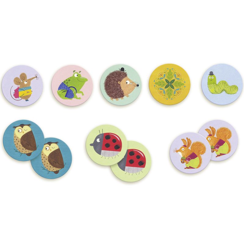 Jeu de memory Mémo animaux Djeco