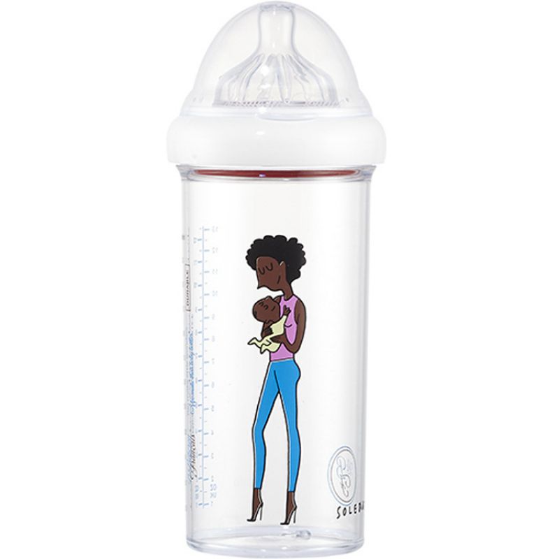 Biberon anti colique Maman & bébé Afro by Soledad (360 ml) Le Biberon Français
