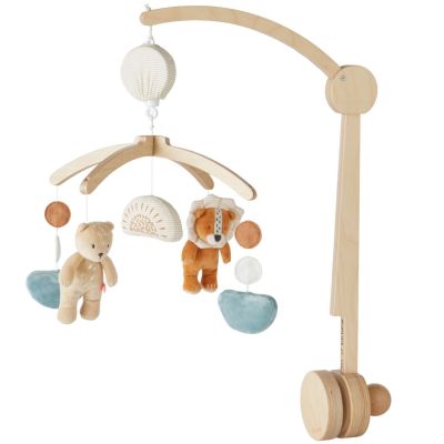Mobile musical en bois Babou & Kendi