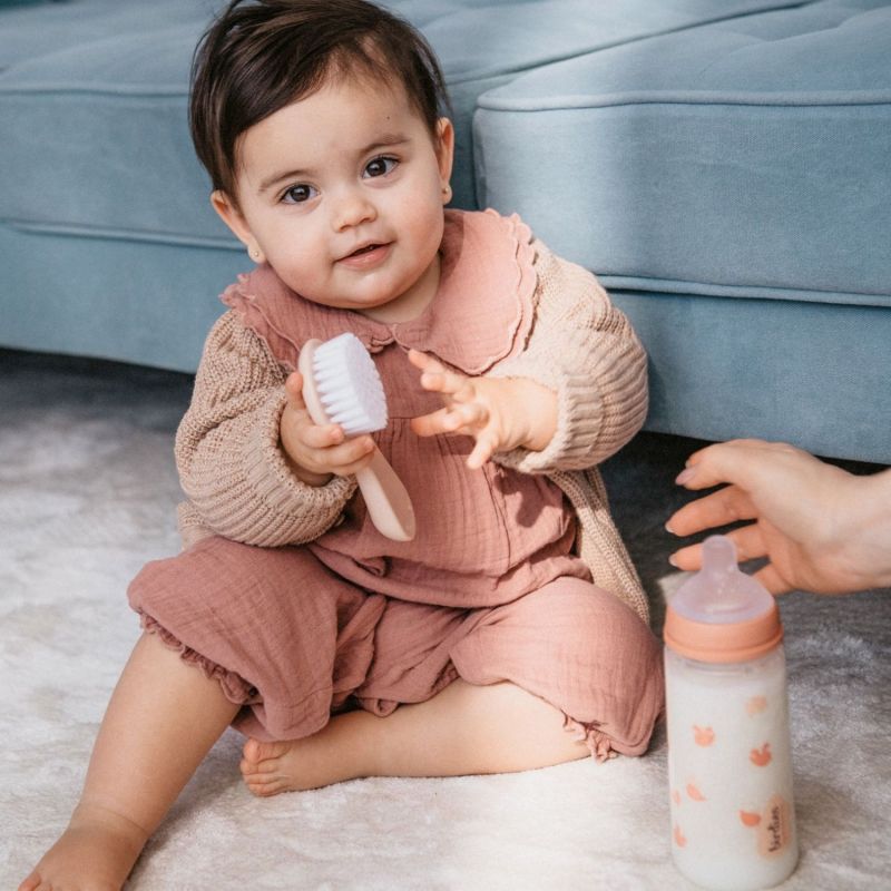 Brosse et peigne Birdies Rose Suavinex Ambiance 3