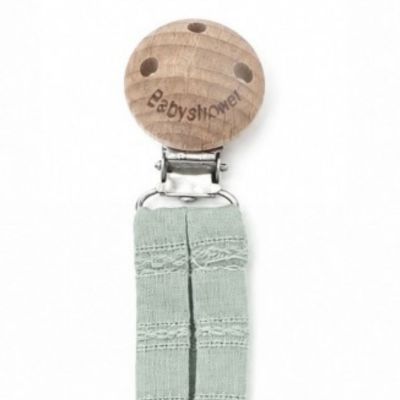 Attache sucette Wood Lullaby Mint