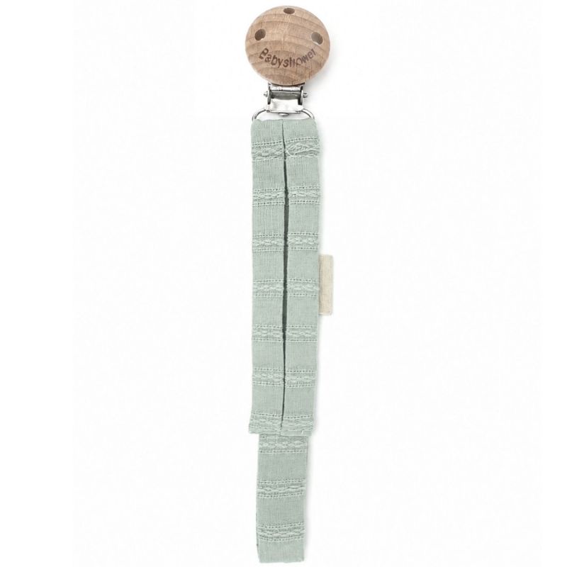 Attache sucette Wood Lullaby Mint Babyshower Produit 1