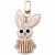 Variation Marron, blanc, rose poudré du produit Porte-clé friends Suzie face de la marque Zakuw