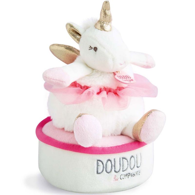 Boîte à musique Ma jolie licorne Doudou et Compagnie