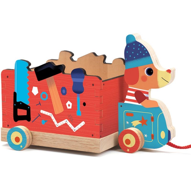 Camion à tirer Jo Truck Djeco