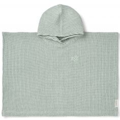 Poncho de bain Paco rayé Peppermint (1-2 ans) - Liewood