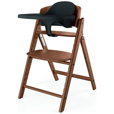 Chaise haute évolutive Click & Fold 3 in 1 All Natural Dark