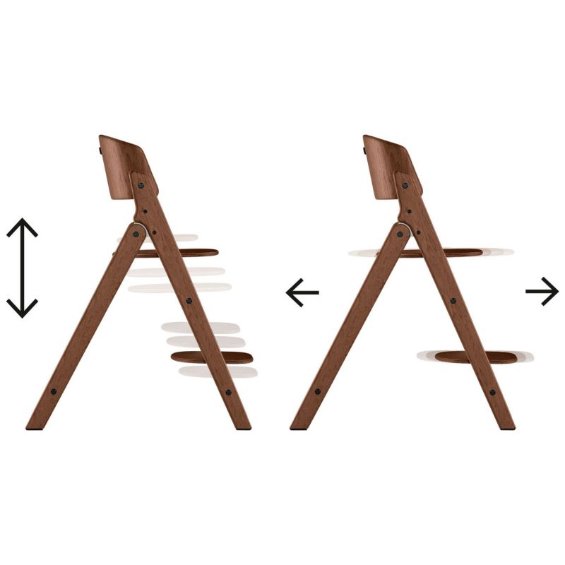 Chaise haute évolutive Click & Fold 3 in 1 All Natural Dark Cybex Produit 6