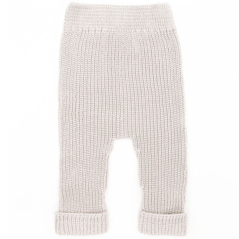 Pantalon bébé en tricot Ivory (1-3 mois) Babyshower Produit 1