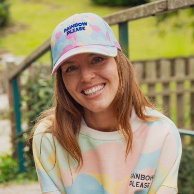 Casquette adulte Rainbow Please ayuna x Chamaye (tour de tête 56-61 cm)