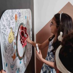 Coloriage géant Coloriboard Plongée (1 pièce)