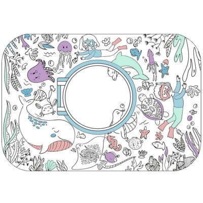 Coloriage géant Coloriboard Plongée (6 pièces) DBKids