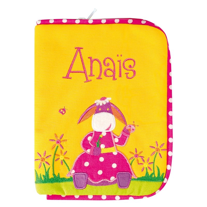 Protège carnet de santé Bouricote fleurie (personnalisable) L'oiseau bateau