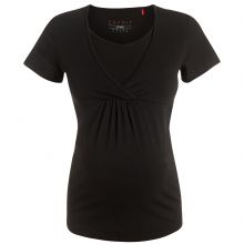 Tee-shirt manches courtes d'allaitement noir (taille M)  par Esprit Maternity