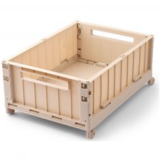 Caisse de rangement Weston M avec roulettes Sandy - Liewood