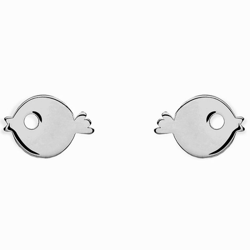 Boucles d'oreilles Mini Coquine oiseau (argent 925°) Coquine
