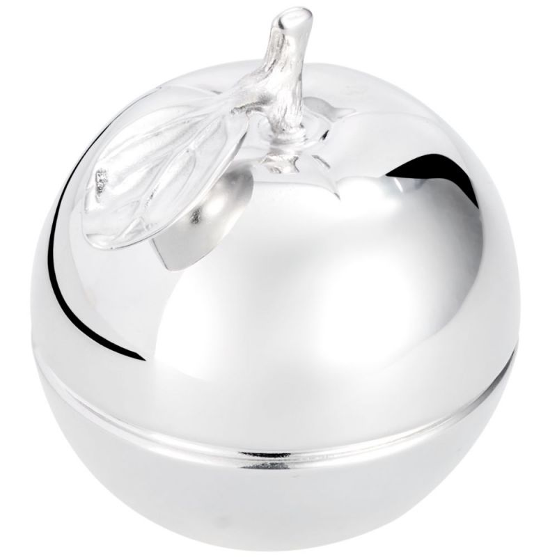 Boîte à dents pomme en métal argenté Christofle Produit 1