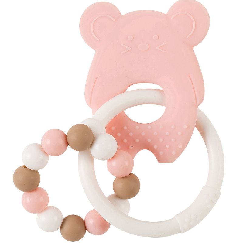 Anneau de dentition en silicone Souris Nattou