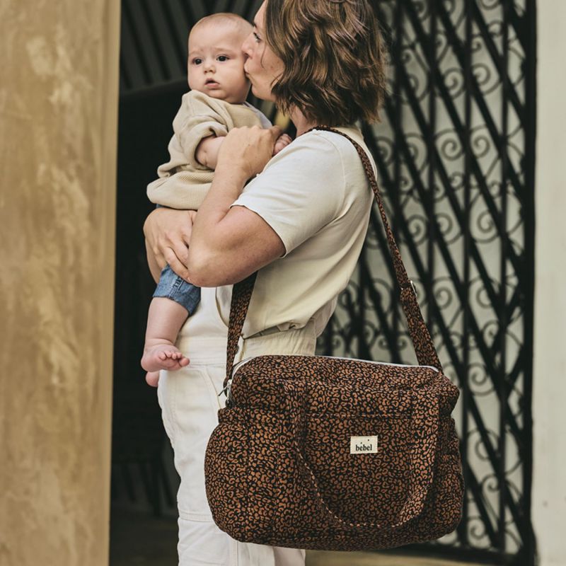 Sac à langer Middle Léopard BEBEL Ambiance 3