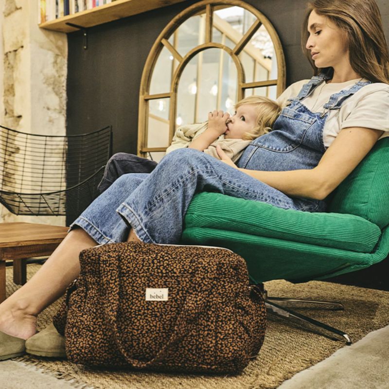 Sac à langer Middle Léopard BEBEL Ambiance 4