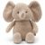 Variation Beige, noir du produit Peluche Jollies Elephant Suki (25 cm) de la marque Jollein