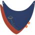Lot de 2 bavoirs bandanas Nomade Renard Bleu marine et brique (personnalisable) - L'oiseau bateau