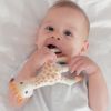 Combishort bleu clair Sophie la girafe (6 mois)  par Trois Kilos Sept