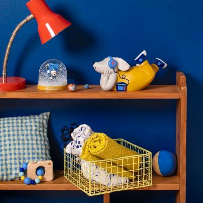 Hochet anneau de dentition bois et silicone appareil photo Puce et Pilou