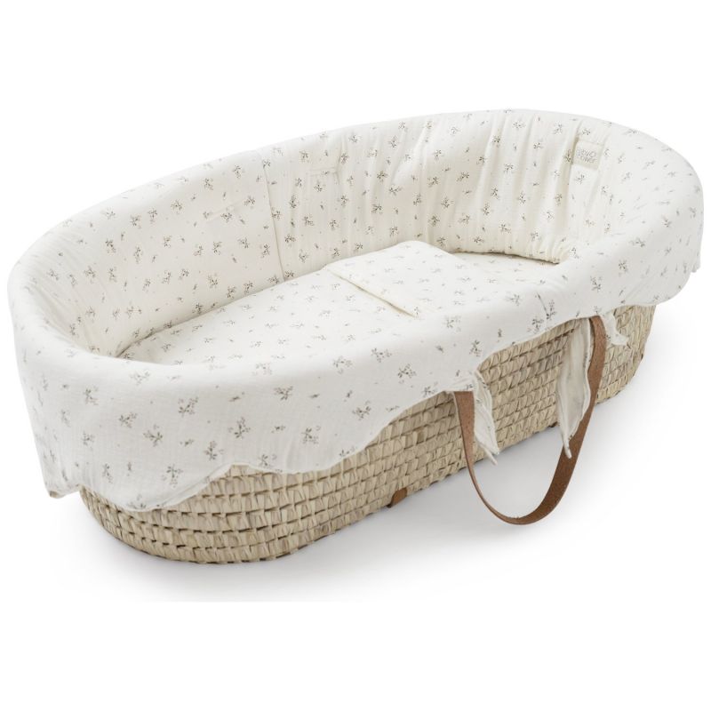 Habillage pour couffin Little Cloud Roseberry Babyshower Produit 1
