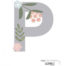 Lettre adhésive Bloom P  par Lilipinso