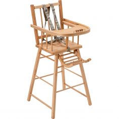 Chaise haute traditionnelle André fixe - Combelle