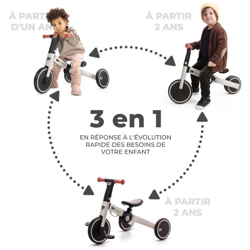 Tricycle 3 en 1 4Trike Silver Grey Kinderkraft Produit 3