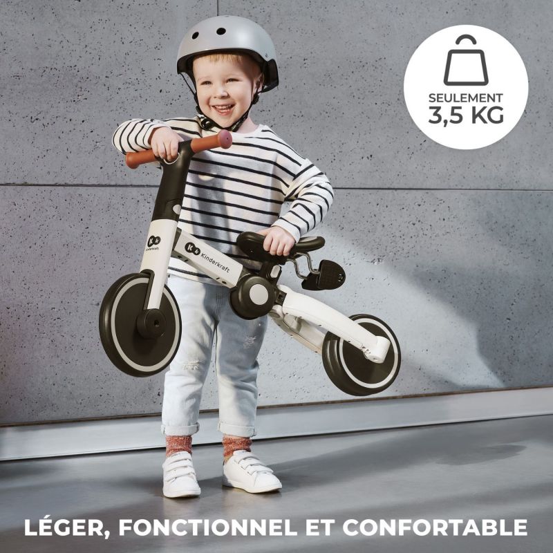 Tricycle 3 en 1 4Trike Silver Grey Kinderkraft Ambiance 9